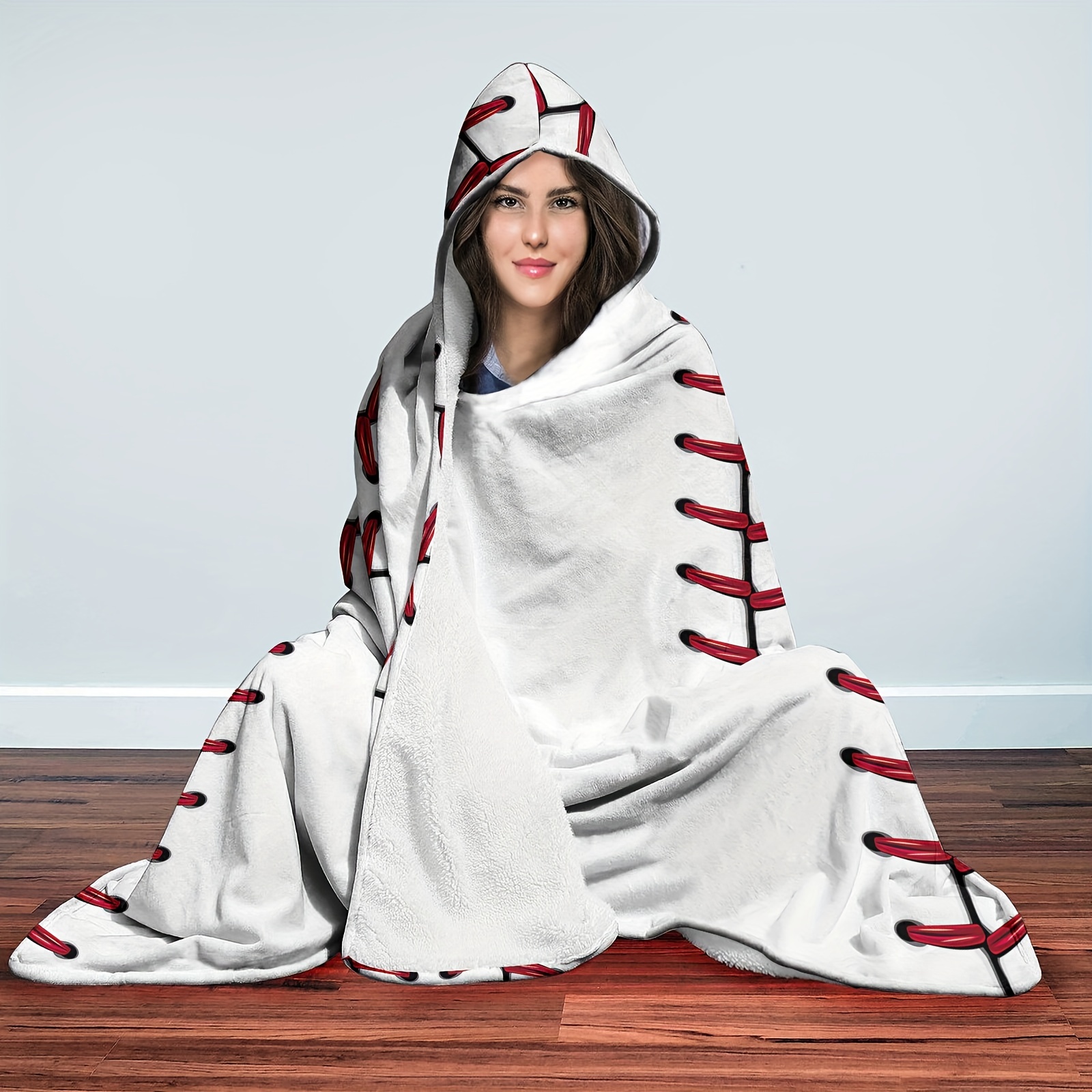 Warm hooded online blanket