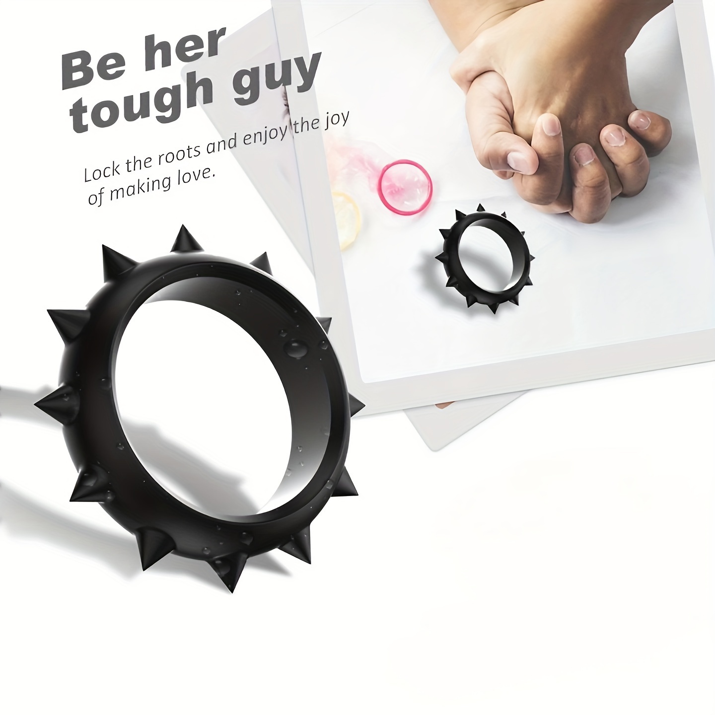 Cock Ring Silicone Penis Ring Male Delay Ejaculation Lasting - Temu