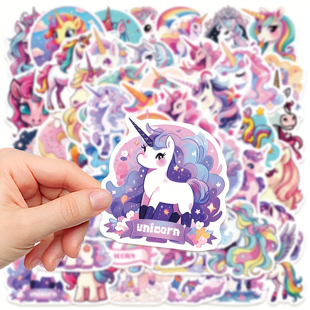Unicorn Stickers, Cute Aesthetic Unicorn Waterproof Stickers, Fantasy –  TAMEDIA STUDIO