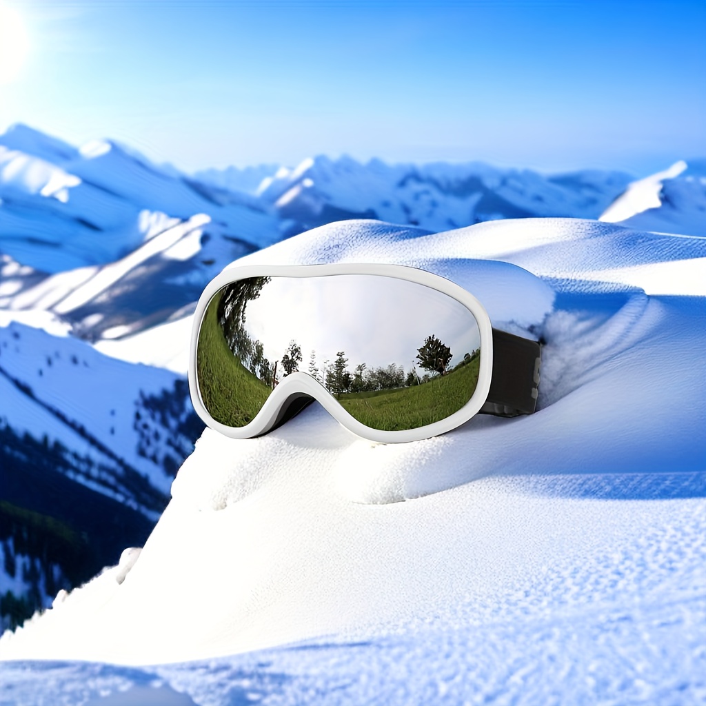 Gafas de esquí para hombres,Gafas de moto de nieve para hombres Gafas de  esquí sobre gafas de protección UV Ciclismo Equipo de motos de nieve 