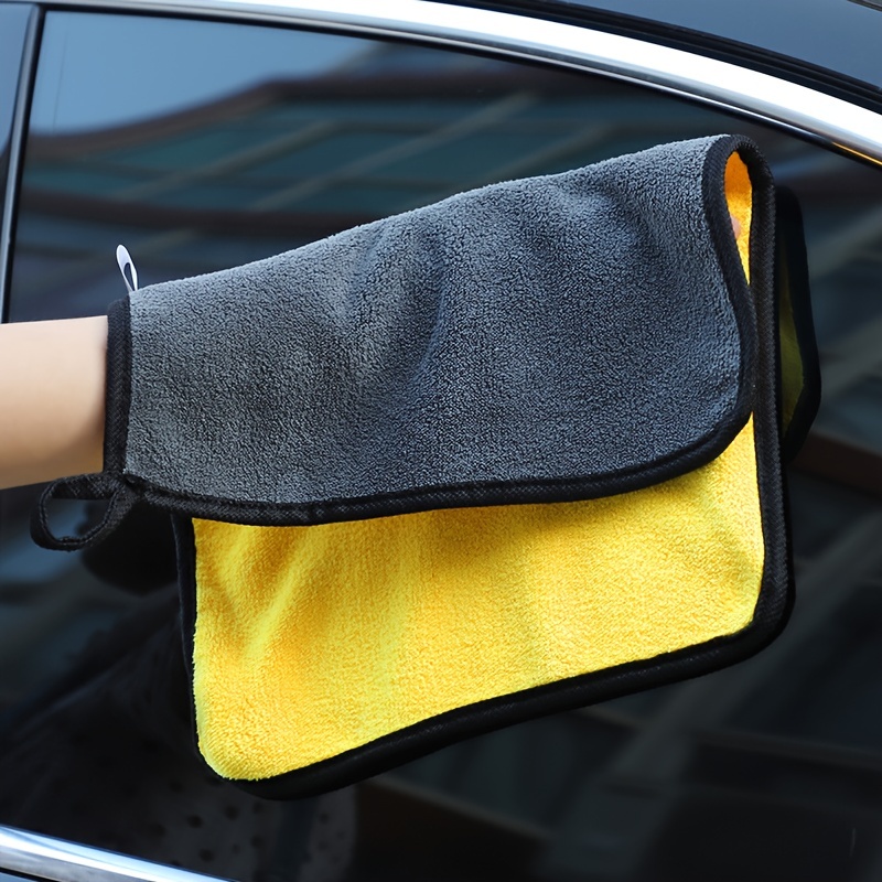 Car Coral Fleece Microfiber Cleaning Towel 3pcs 5pcs Detailing Cloth