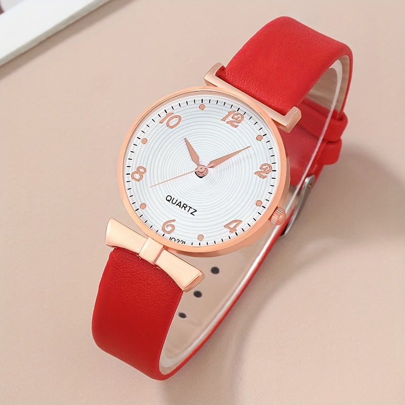 Women's Watch Casual Round Pointer Quartz Watch Analog - Temu