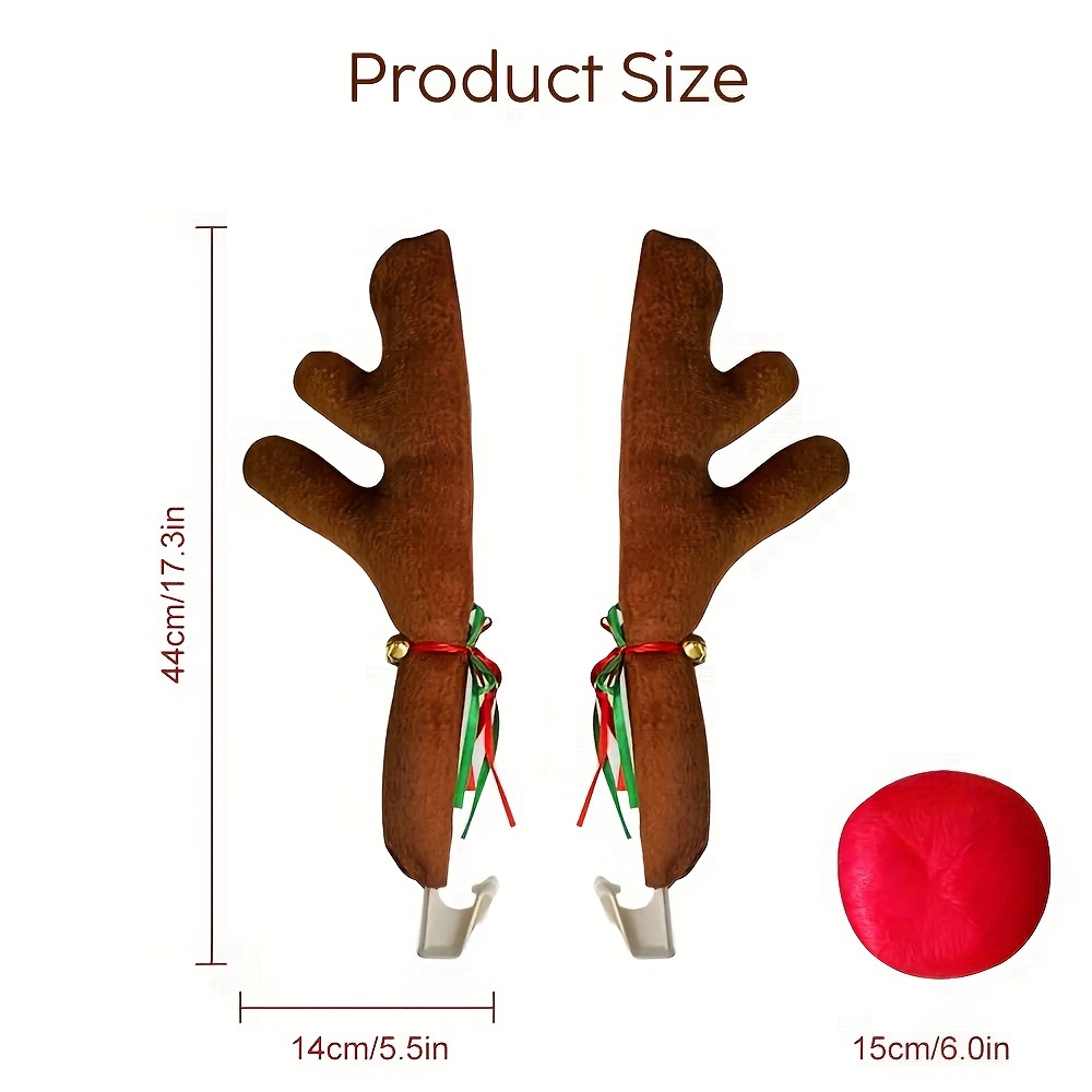 Auto Weihnachten Rentier Geweih Dekorationen Weihnachten - Temu Austria