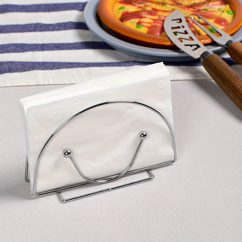 Iron Napkin Holder Stainless Steel Paper Towel Clip Metal - Temu