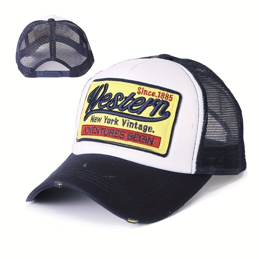 Personalized Mesh Hat Breathable Trucker Hat Outdoor Camping - Temu