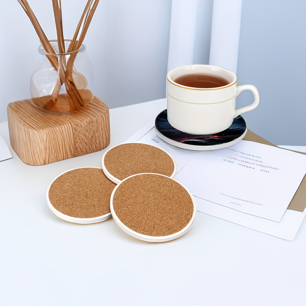 Planet Pattern Ceramic Coaster Coffee Table Absorbent Drink Temu