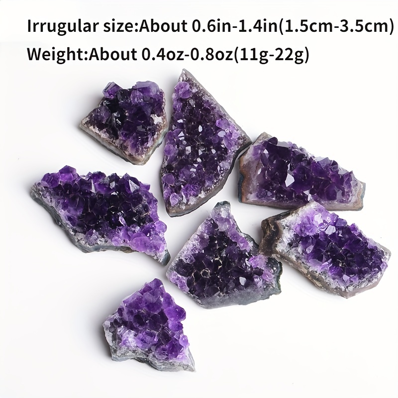 Natural Amethyst Cluster Healing Stone, Aromatherapy