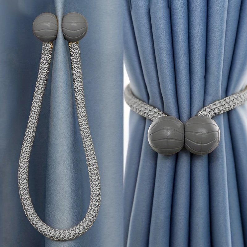 curtain tiebacks magnetic holders home decor