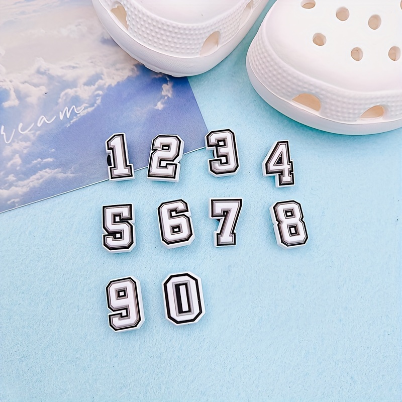 Number 5  Letters and numbers, Letter charms, Croc charms
