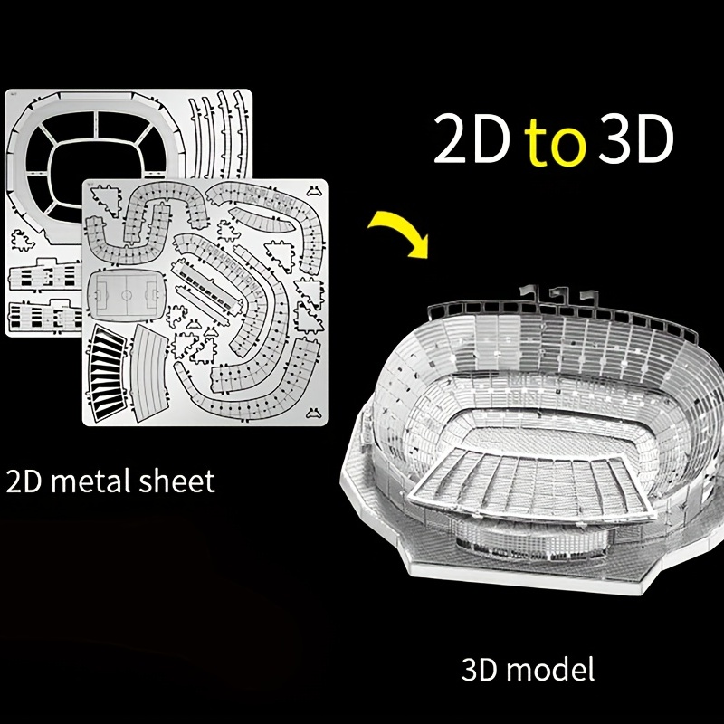 Build Your Own Football Stadium With This Fun 3d Puzzle - Temu