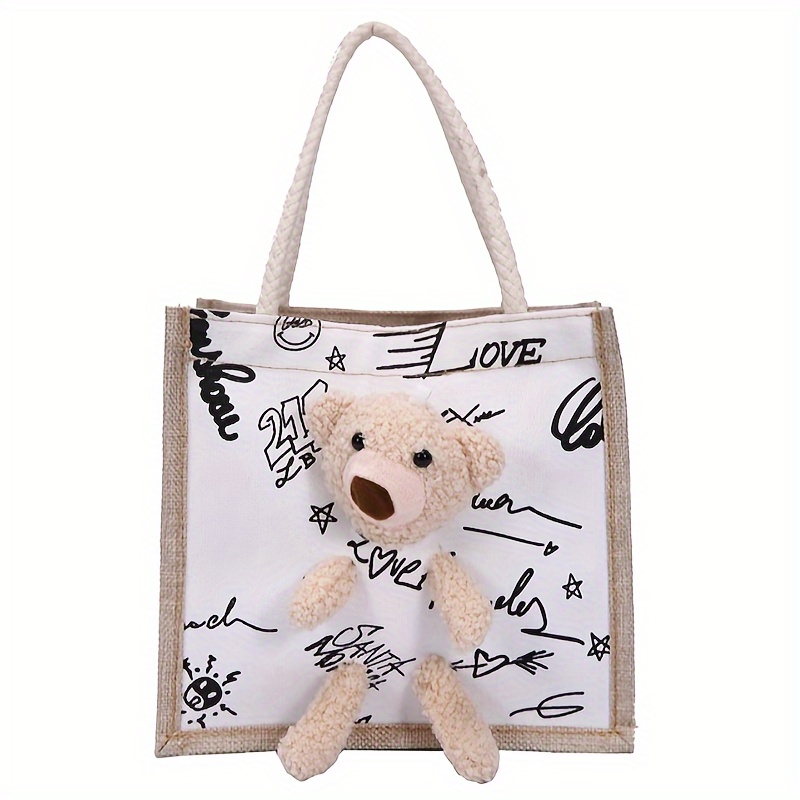 Kawaii Bear Canvas Lunch Bags – Kawaiies