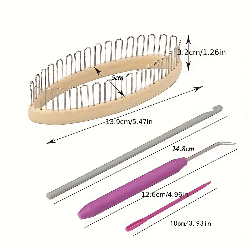 Multicolor Long And Round Shape DIY Sewing Tools Hat Knitter Knitting Loom  Kit Handmade Wool Scarf