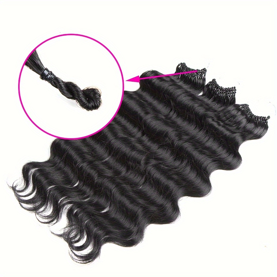 Top 5 Crochet Hair For Swimmingombre Deep Wave Crochet Braids 24 Inch -  High Temp Fiber, 3pcs 300g