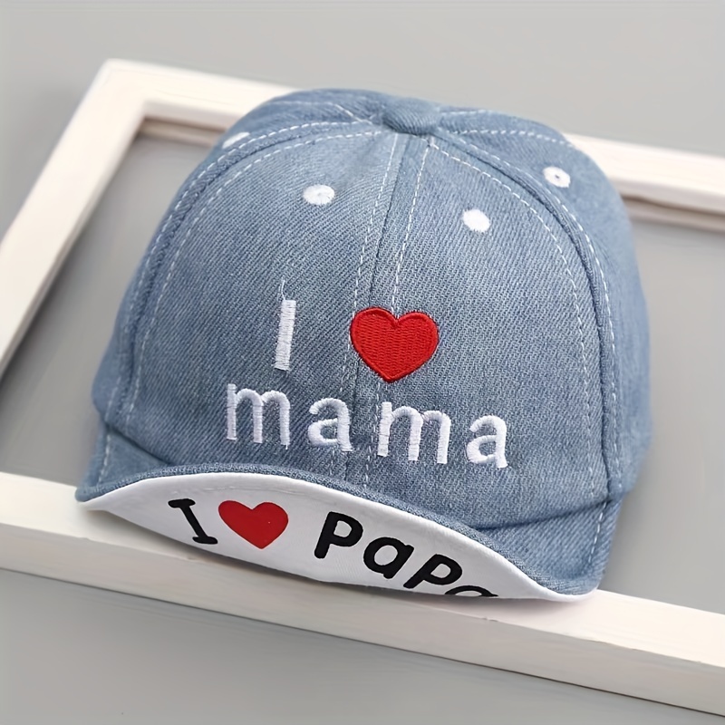

Adorable Summer Sun Hat For Baby Girls & Boys: Soft Denim Baseball Cap With Adjustable Straps
