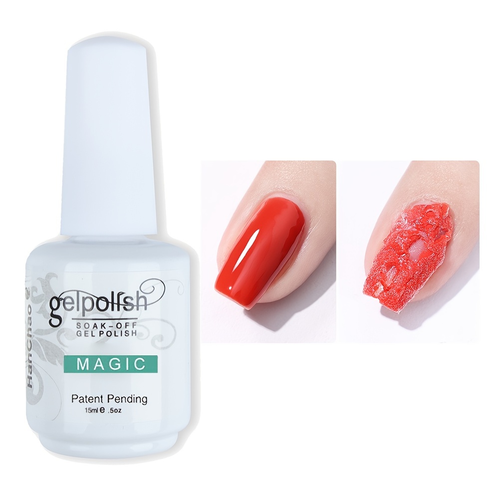 Magic Remover Gel Polish, Gel Nail Remover for Nail, Quick and