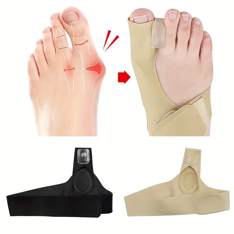 EASYFEET New 2023 Correct Toes Toe Separators - Bunion Corrector for Men  and Women - Hammer Toe Straightener Bunion Relief Toe Splint Toe Protectors  Big Toe Straightener Black