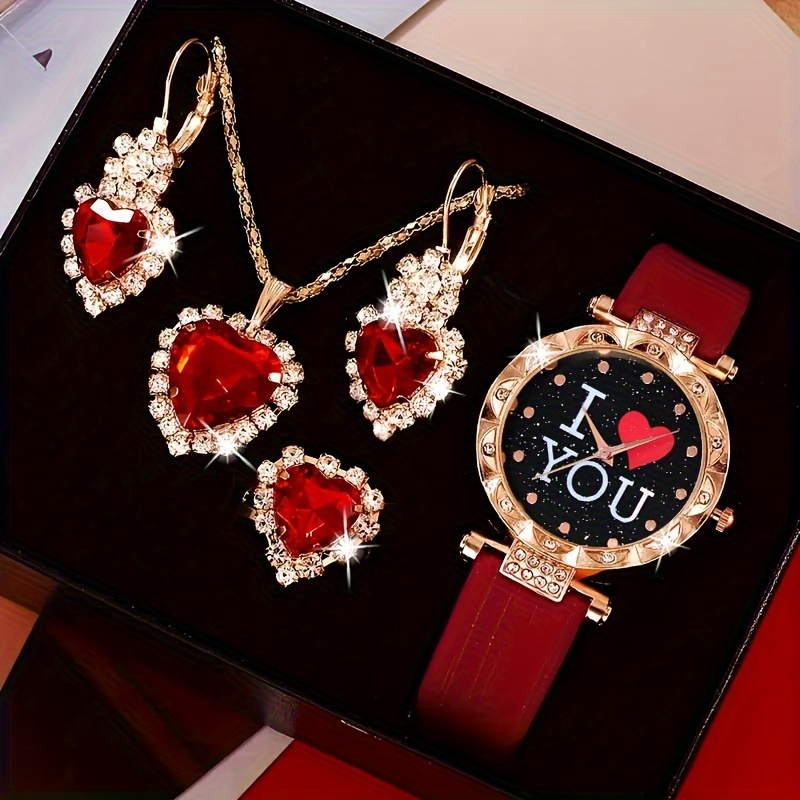 Relógio Feminino de Luxo com strass com caixa Presente conjunto feminino  brilhante pulseiras quartzo relógio pulso aniversário presentes para  namorada