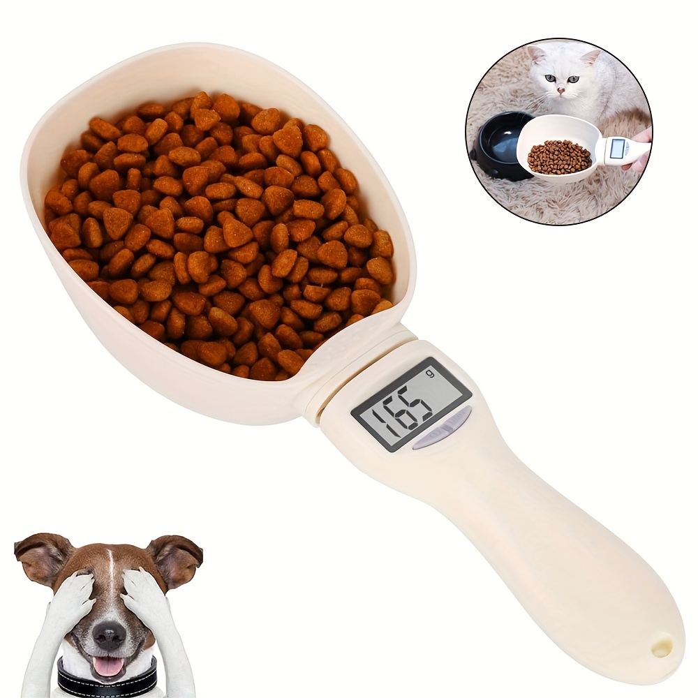 Measuring Pet Food Scoop for Dogs and Cats - Easy Portion Control and  Accurate Feeding - Durable Plastic Material - Pet Supplies Essential