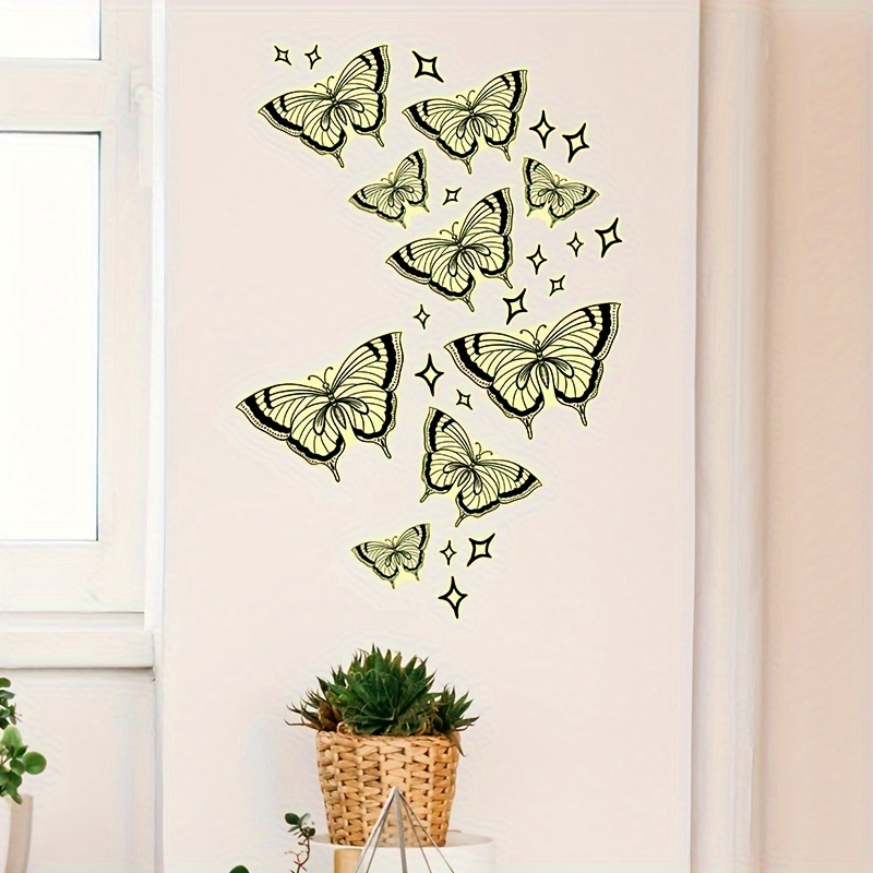 3D Mariposas Decorativas De Pared - Luminosa Pegatinas Decoracion