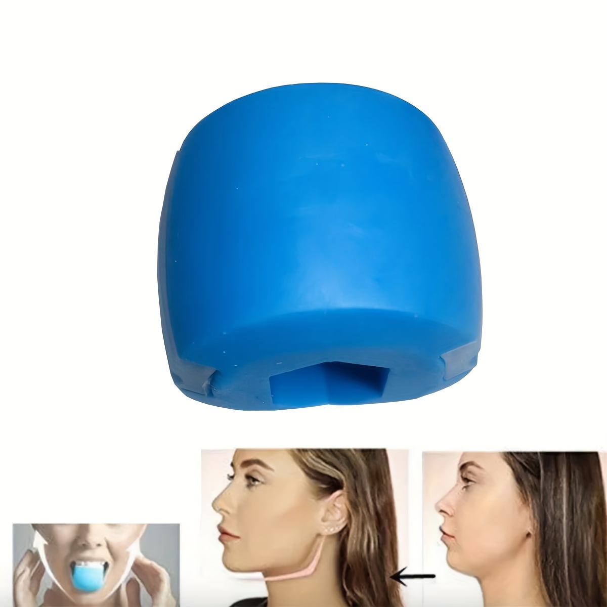 3PCS V Face Slimming Tool Lift Skin Firming Shape Lifting Jaw Trainer  Massager Instrument Double Chin Reducer Jawline Exerciser 