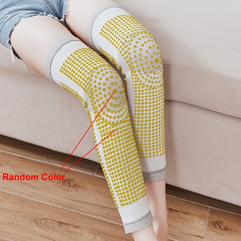 Long Self heating Leg Knee Joint Warm Leggings Thermal - Temu Canada