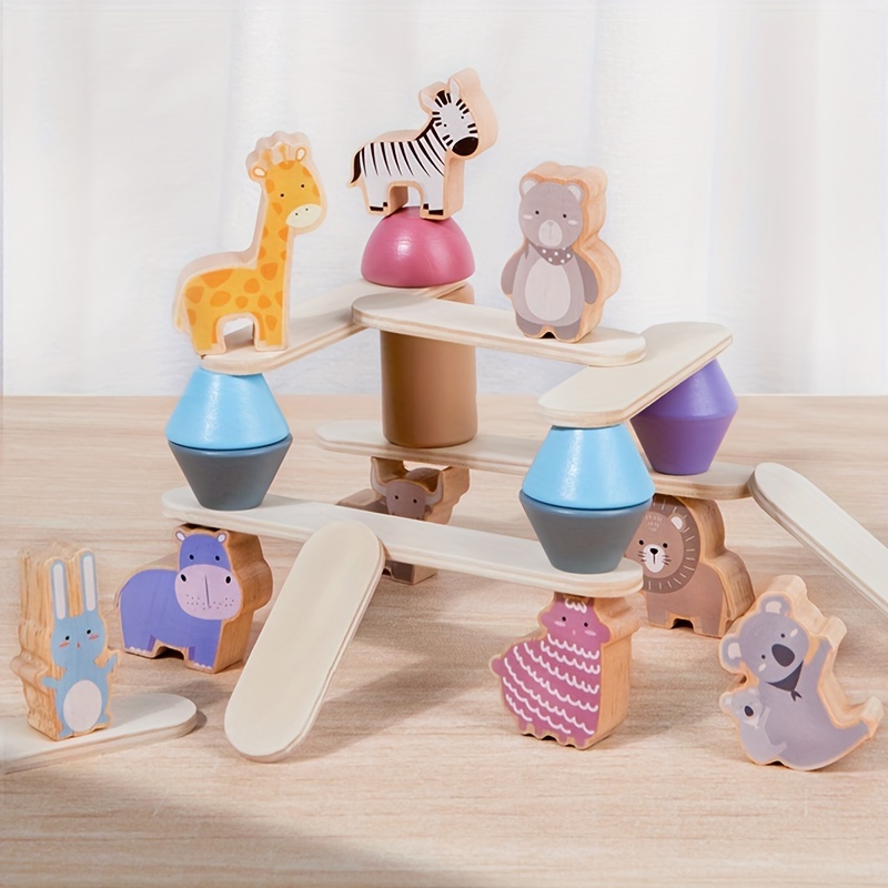 Montessori Toys 3 Year Old Wooden Burger Sorting Stacking - Temu