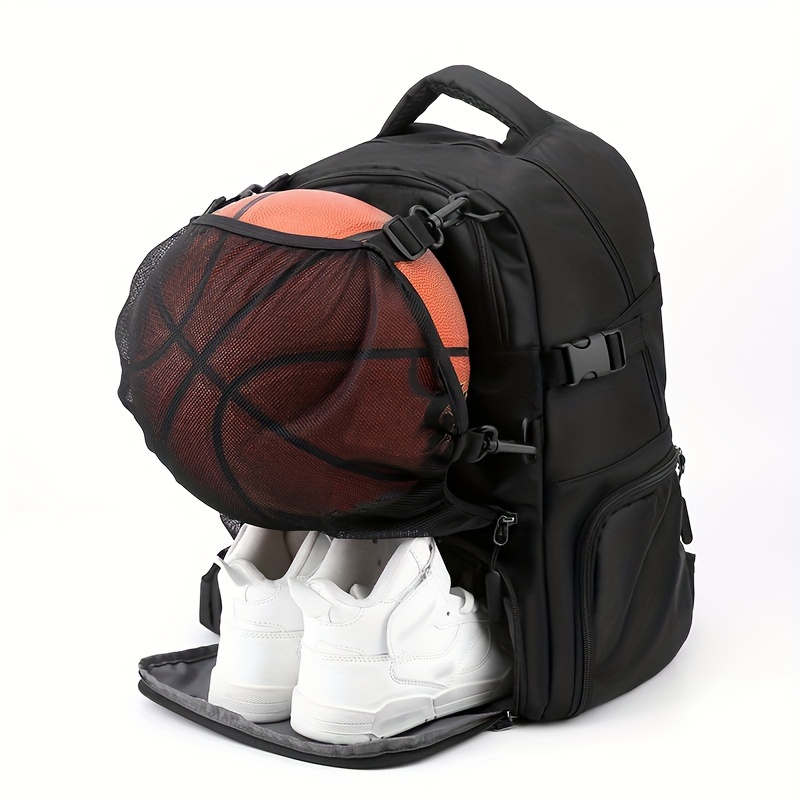

Basketball Bag, Sports Backpack, Men's Waterproof Outdoor Football Bag, Women's Large Capacity Student Backpack, With Independent Shoe Storage Compartment