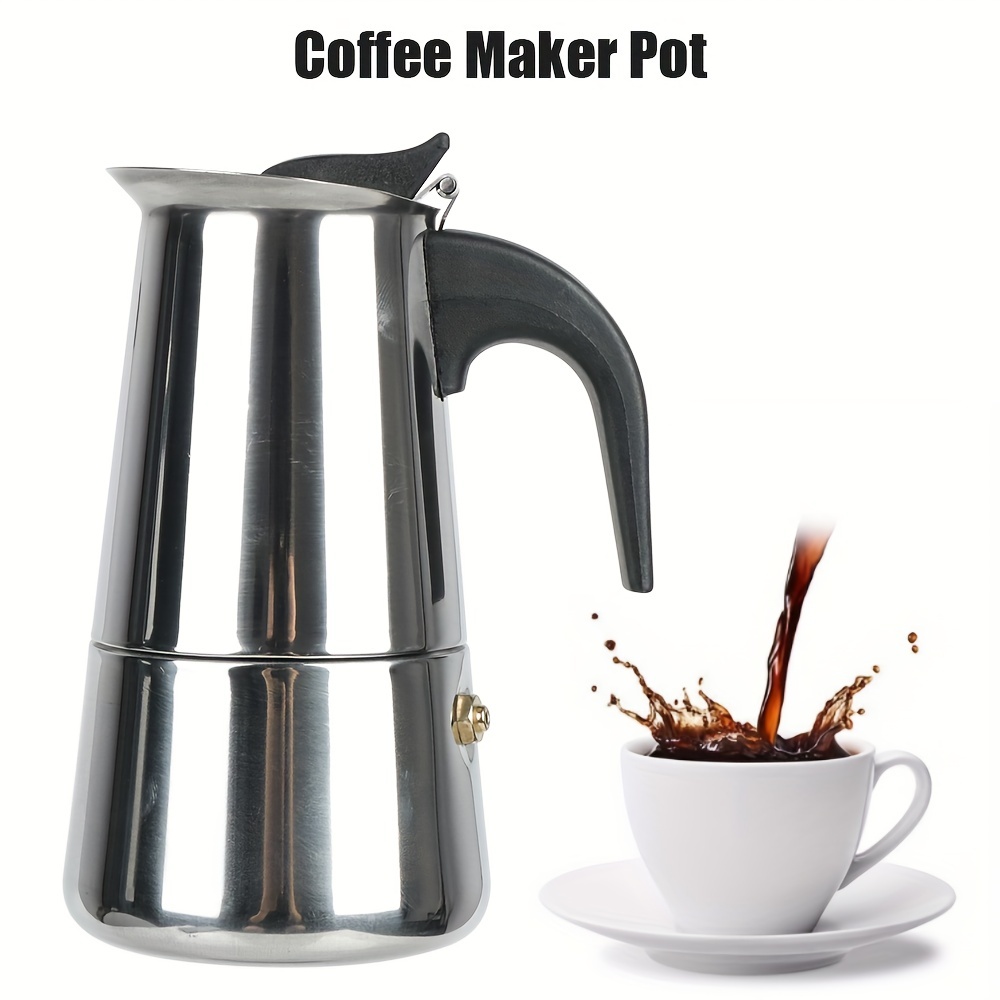 Moka Coffee Maker Coffee Pot For Kitchen Stainless Steel Mocha