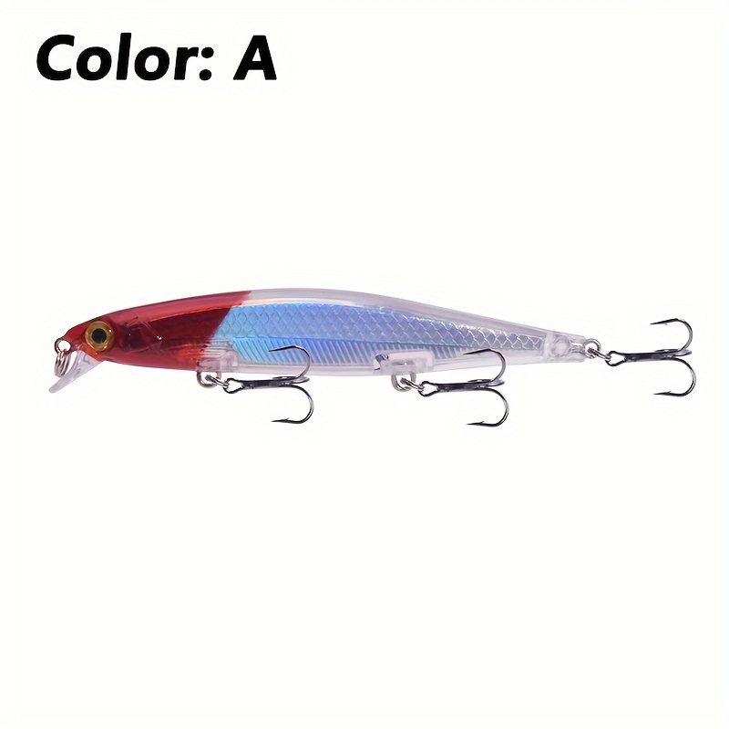  LENPABY 4pcs/lot Hard Plastic Bent Minnow Fishing Lures bass  Wobble Swimbaits Bass Trout Fishing Tackles for Saltwater and Freshwater  11.5cm/4.53/11.8g : Sports & Outdoors
