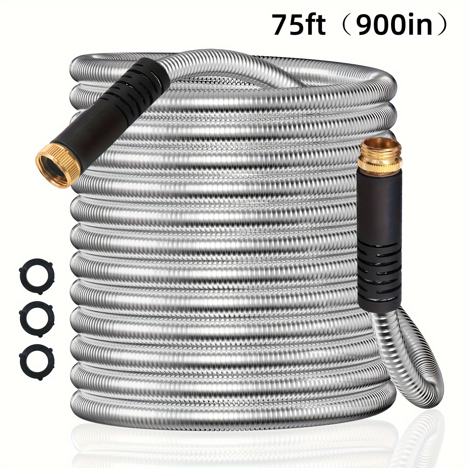 Stainless Steel Metal Garden Hose Heavy Duty Water Hose - Temu