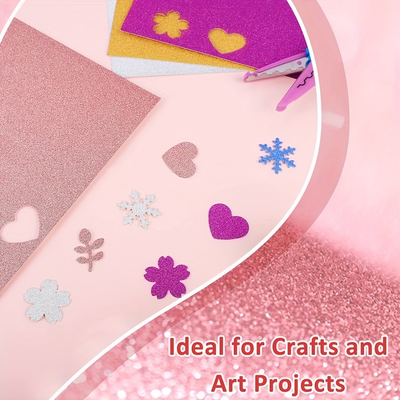 Glitter Mauve-Pink Cardstock Paper, 12x12 inches, 12-Pack, Perfect for DIY  Card Making, Wedding, Party Invitations, Scrapbooking, and More 