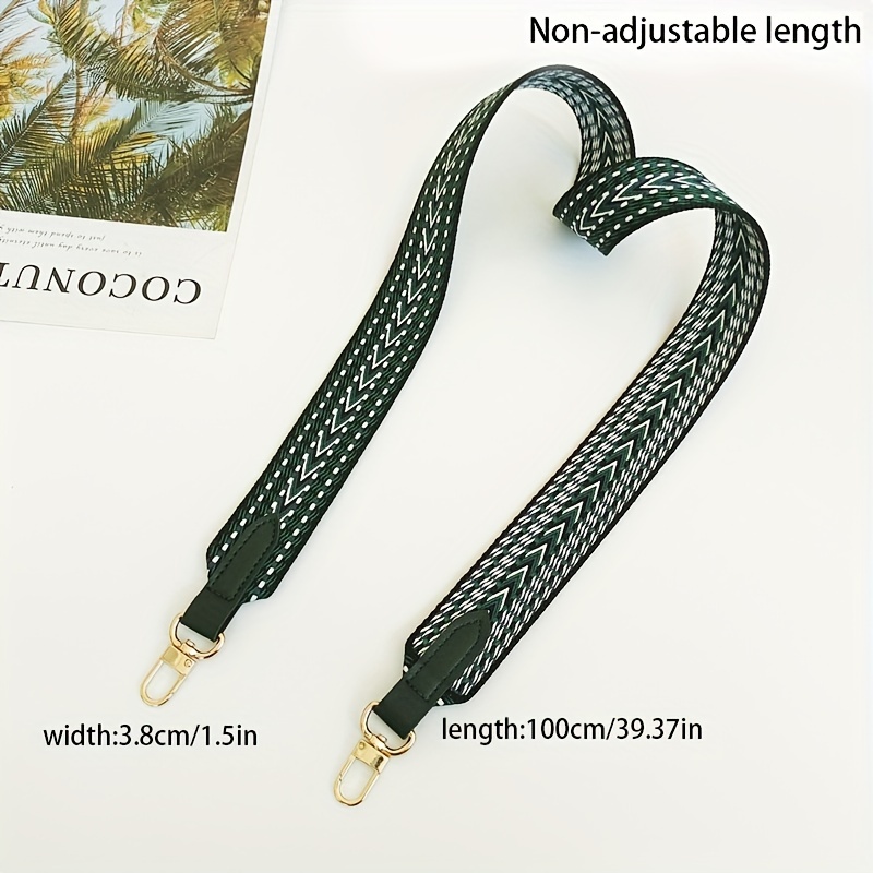 Boho Style Adjustable Shoulder Strap, Width Replacement Belt, Striped Wide  Purse Strap - Temu