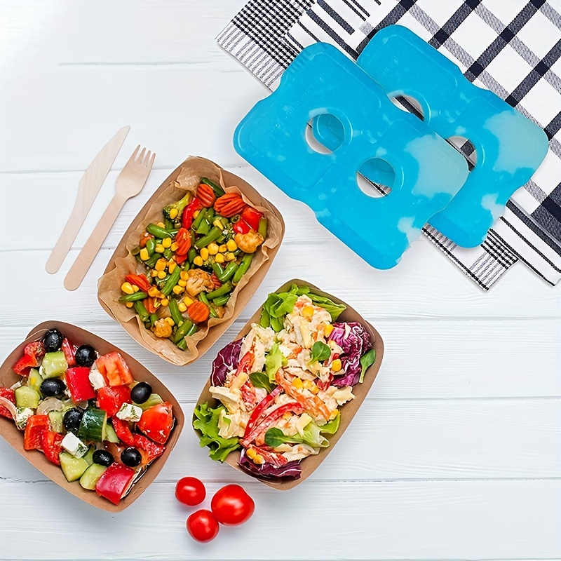 2pcs Set Long Lasting Reusable Ice Packs Camping Sports Picnics Keep