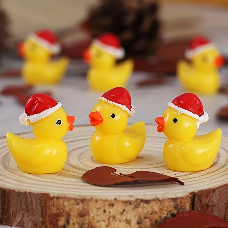100/200X Mini Rubber Ducks Miniature Resin Ducks Yellow Tiny Little Duckies  Gift