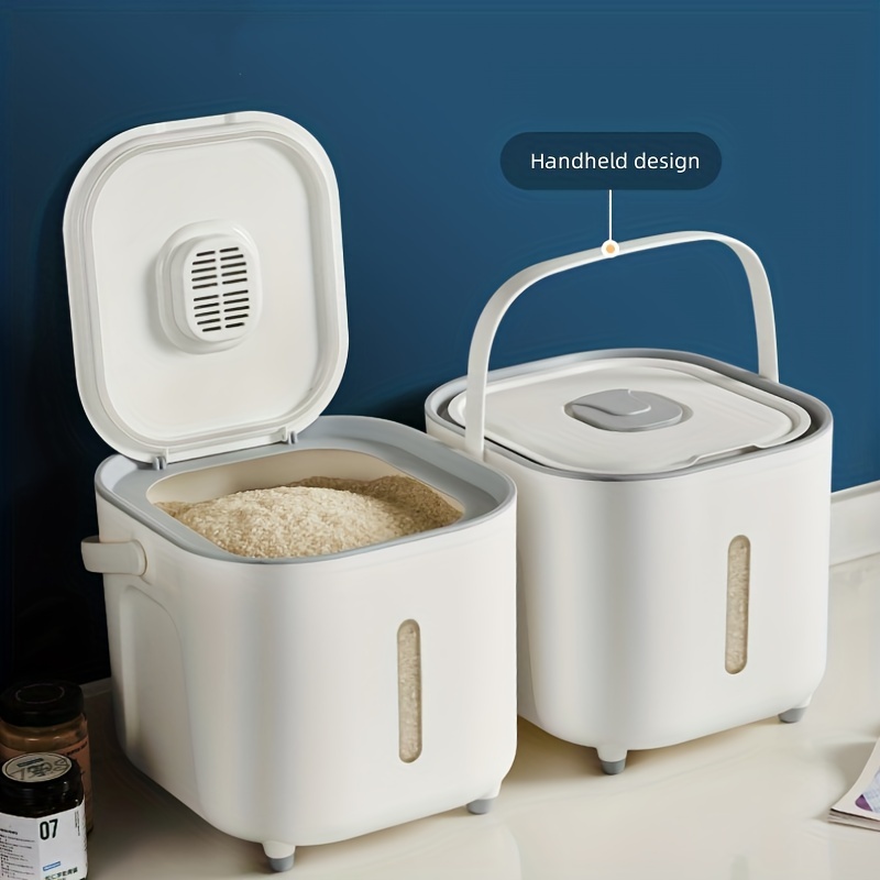 Insect & Moisture Proof Rice Storage Box With Scoop