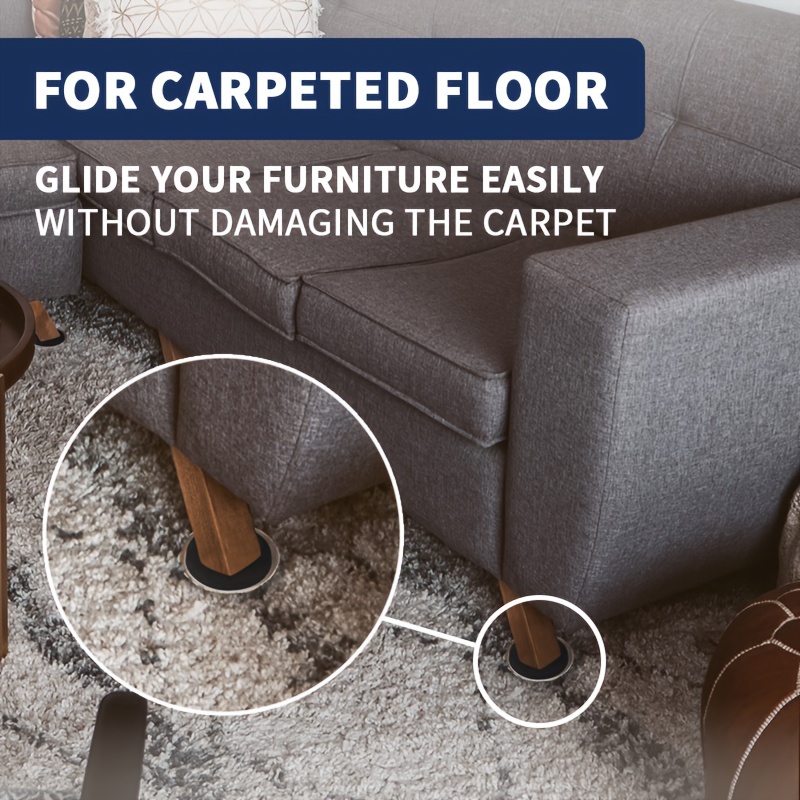 Furniture Sliders Carpet Hardwood Floor Felt Protectors Mat - Temu