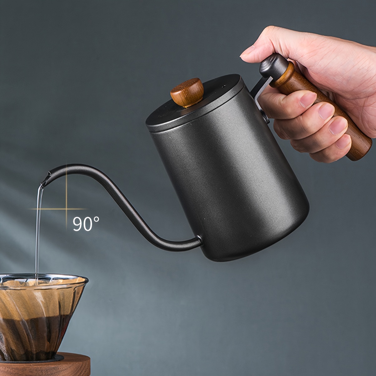 Pour Over Coffee Maker Set Coffee Accessories Coffee Kettle - Temu