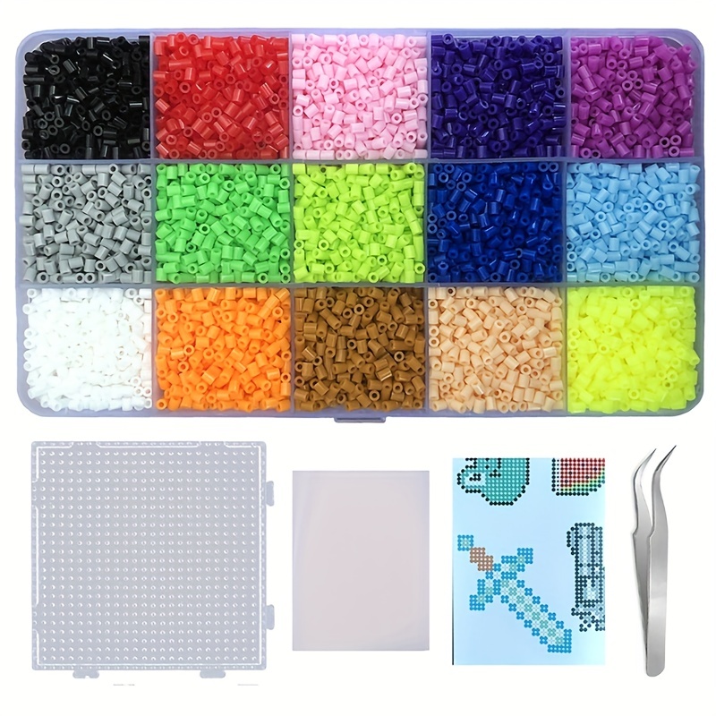 4pcs/set 5mm Hama Beads Pegboard Square/Diameter/Hexagon Perler Bead  Template for 5mm Perler Beads Educational Toys
