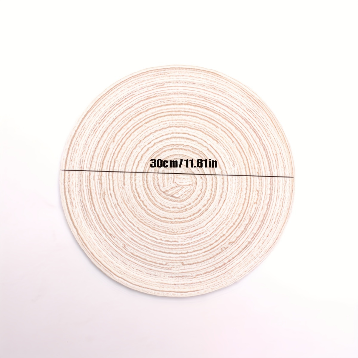 Cotton Linen Material Table Mat Diameter Non slip Heat - Temu