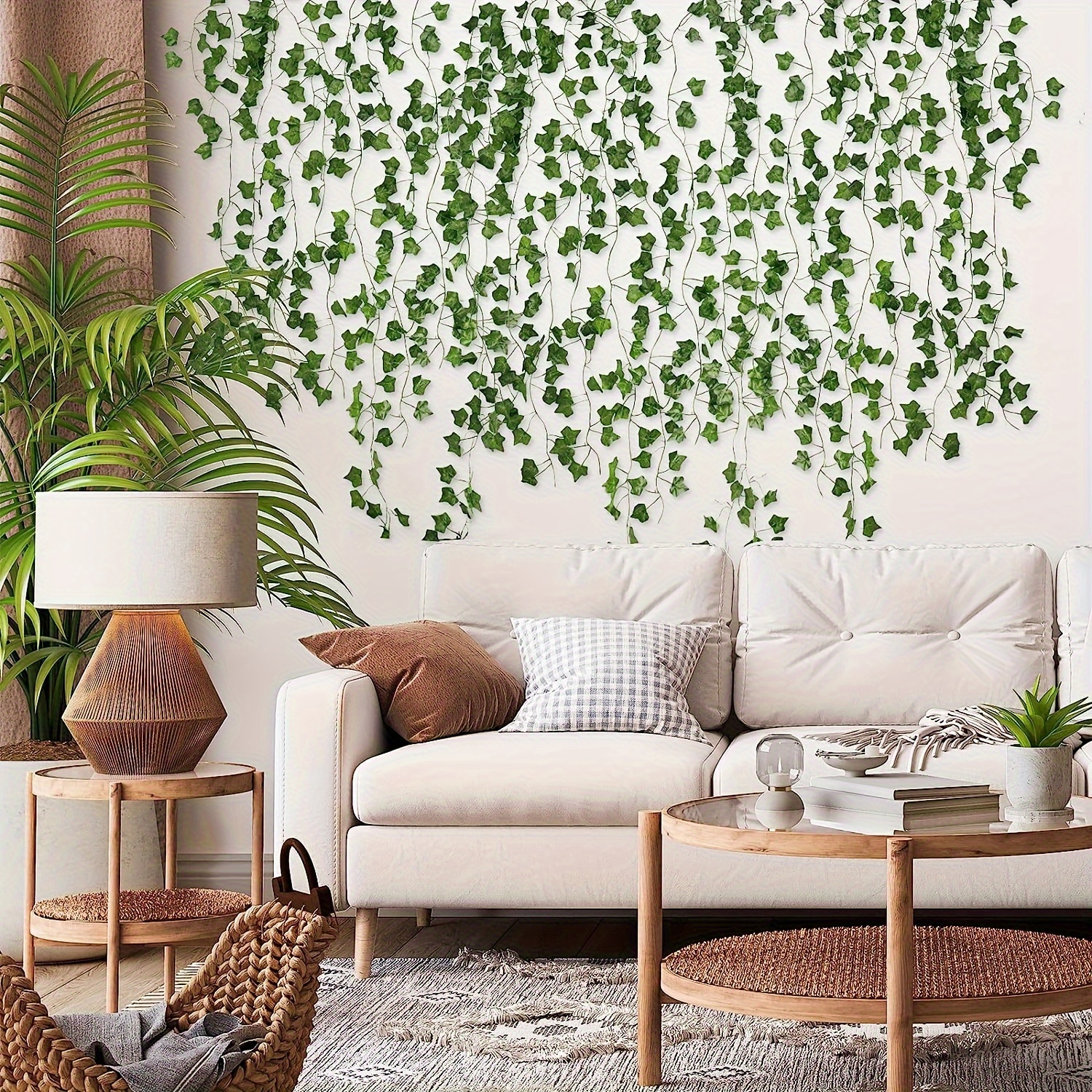 12 Pack Artificial Ivy Garland Fake Vines For Room Decor Fake Plants Ivy  Greenery Leaves U