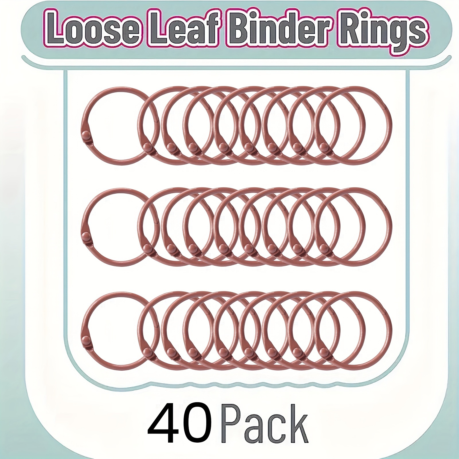 Loose Leaf Binder Rings