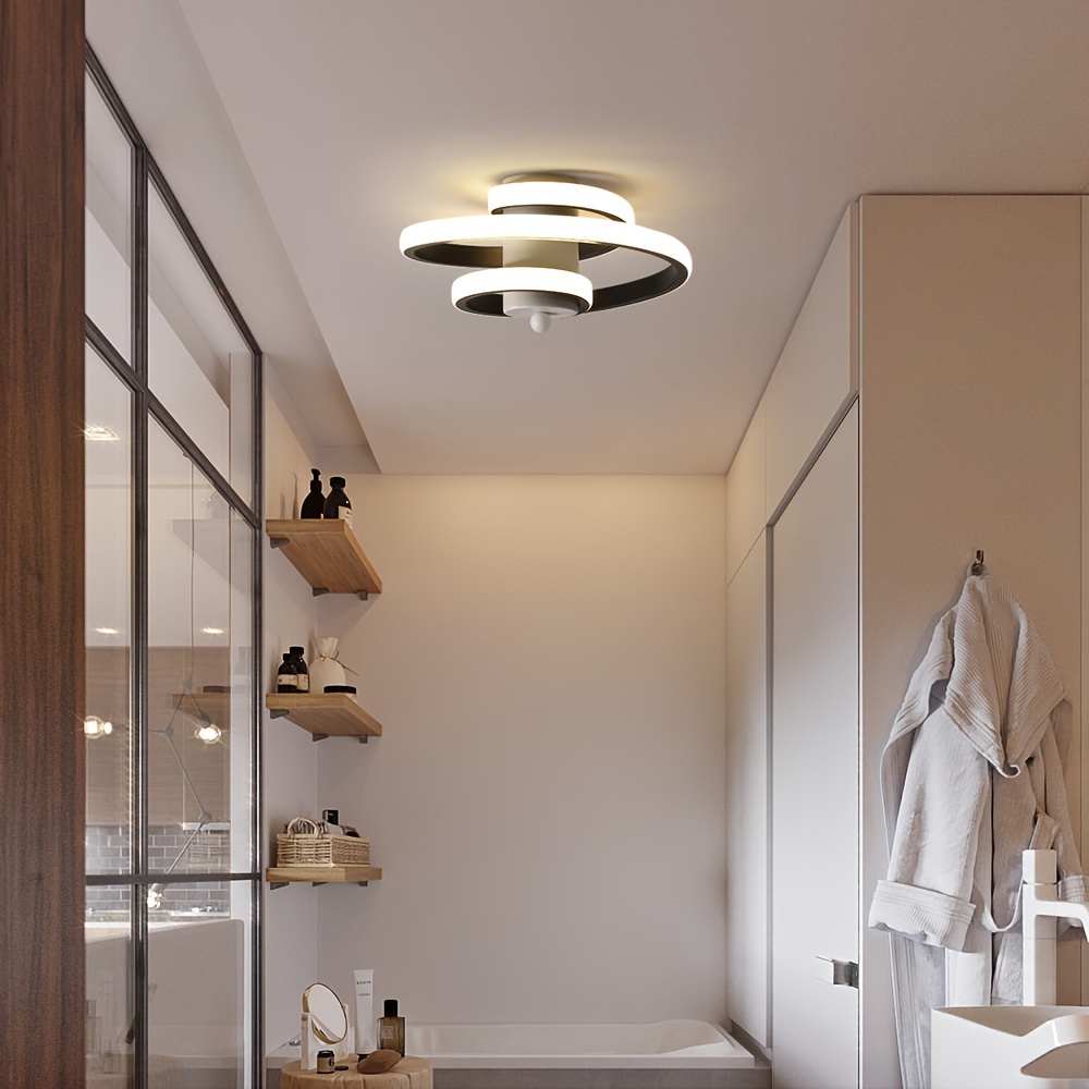 Modern spiral deals led ceiling light