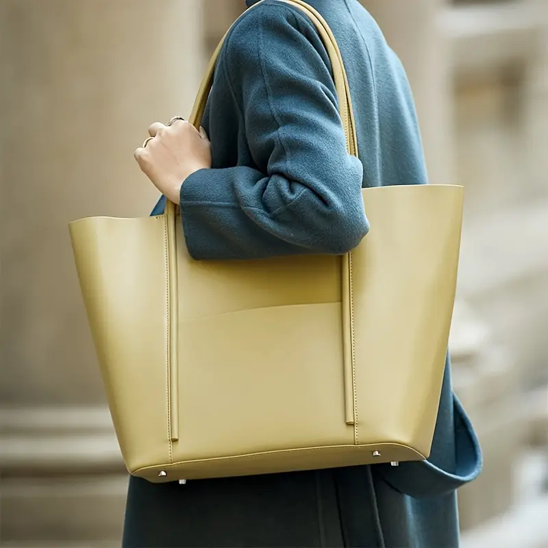 Elegant Hand Bag Ladies Fashion Large Capacity Shoulder - Temu