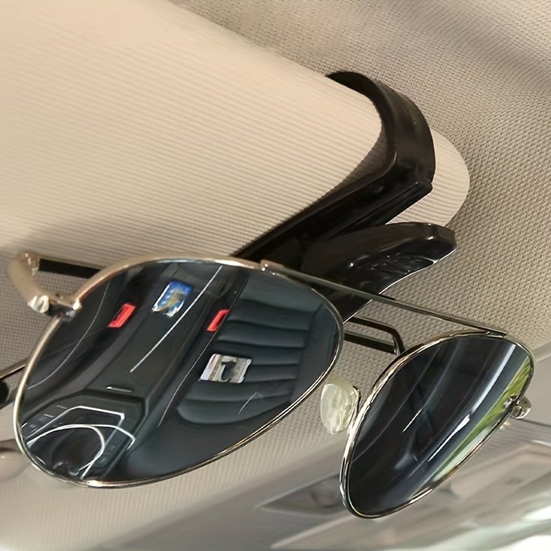 2pcs Car Glasses Clip Multifunctional Card Clip