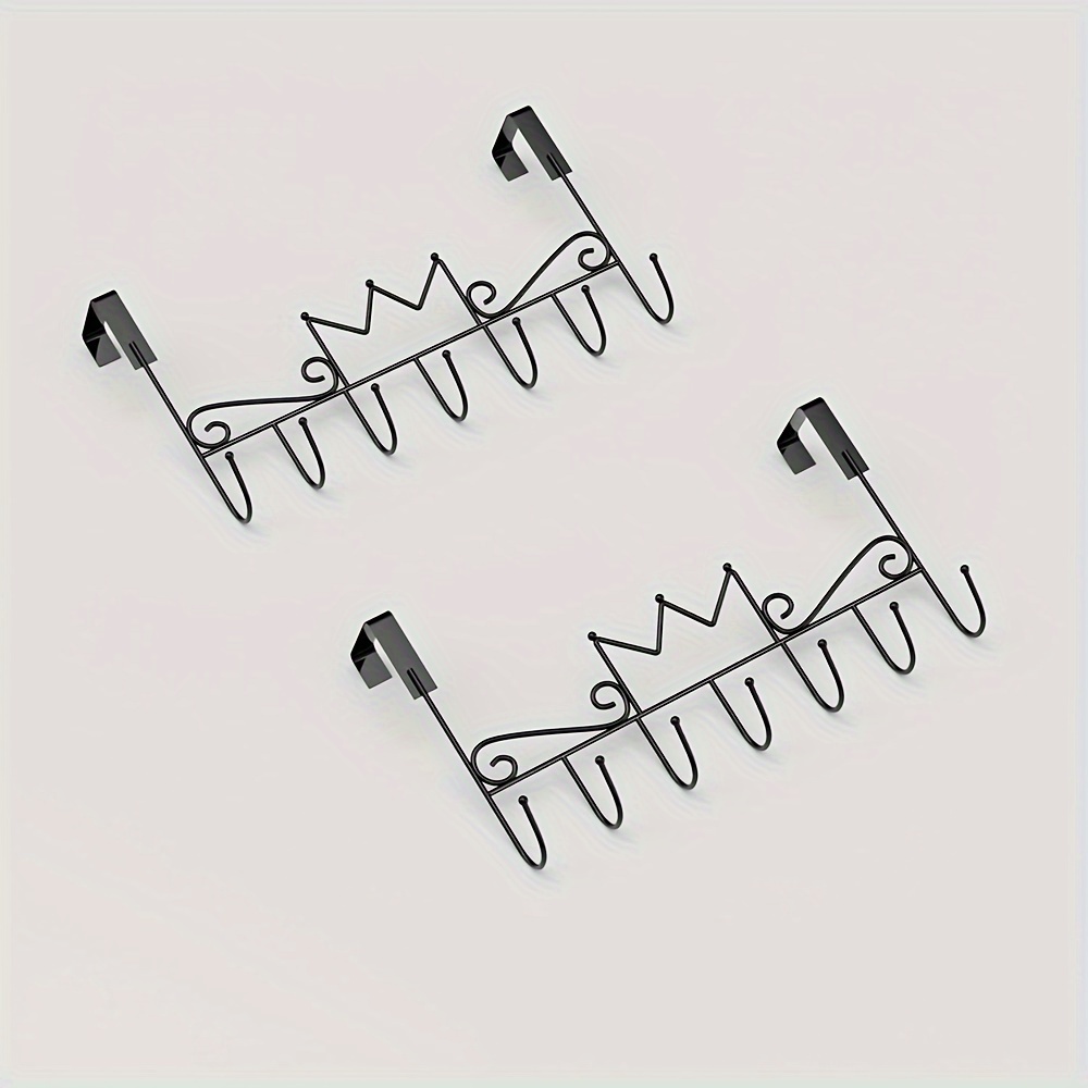 crown shaped storage rack door back hanger hanging - Temu Canada