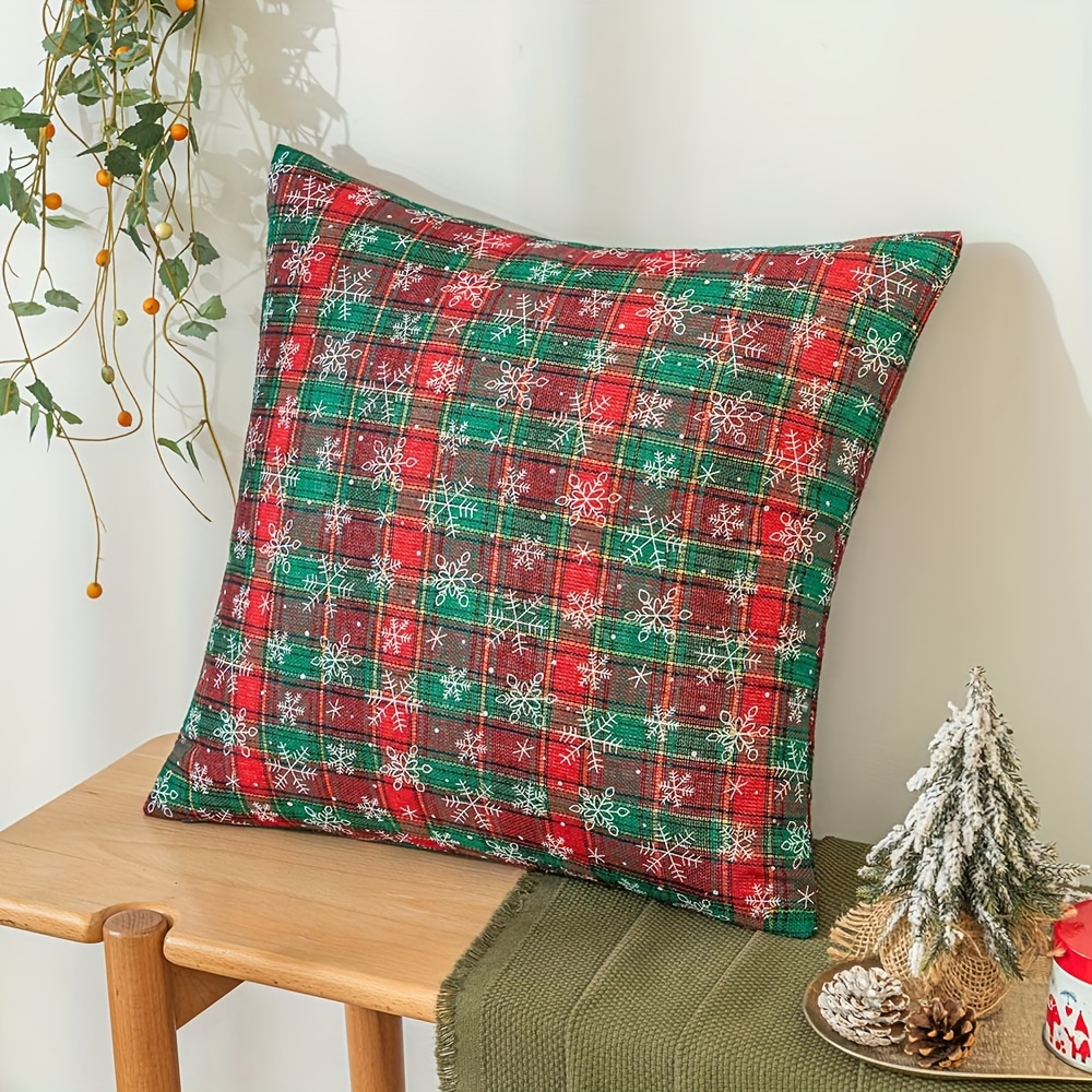 Christmas Snowflake Pillowcase Without Pillow Insert For - Temu