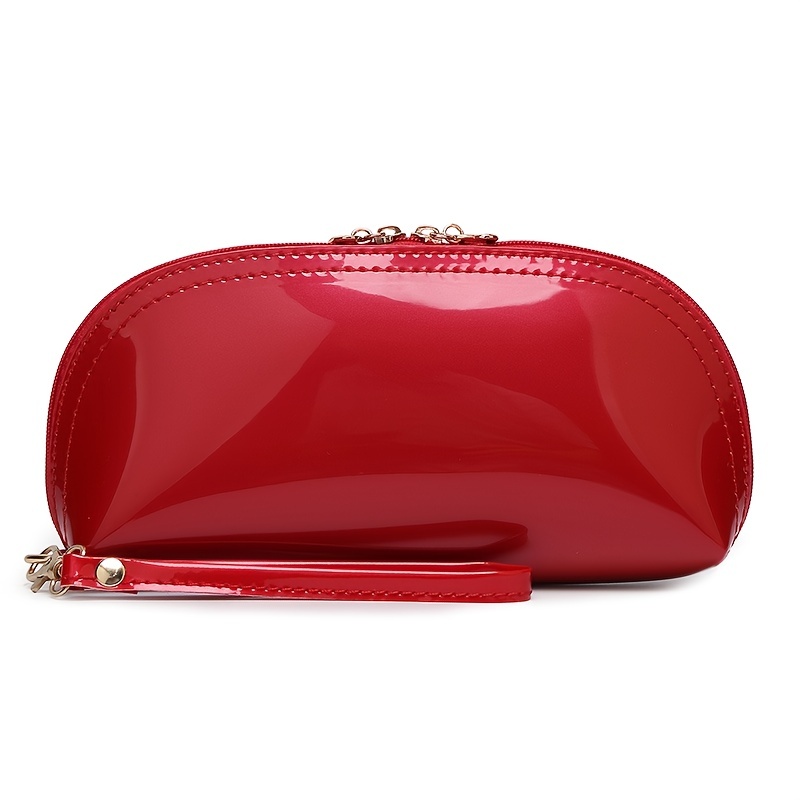 Women's Patent Leather Clutch Bag Evening Hand Purse
