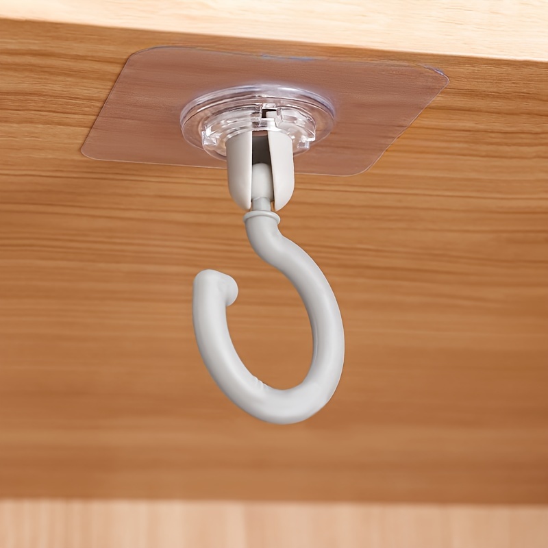 Ceiling Swivel Hook Strong Adhesive Hook Household - Temu