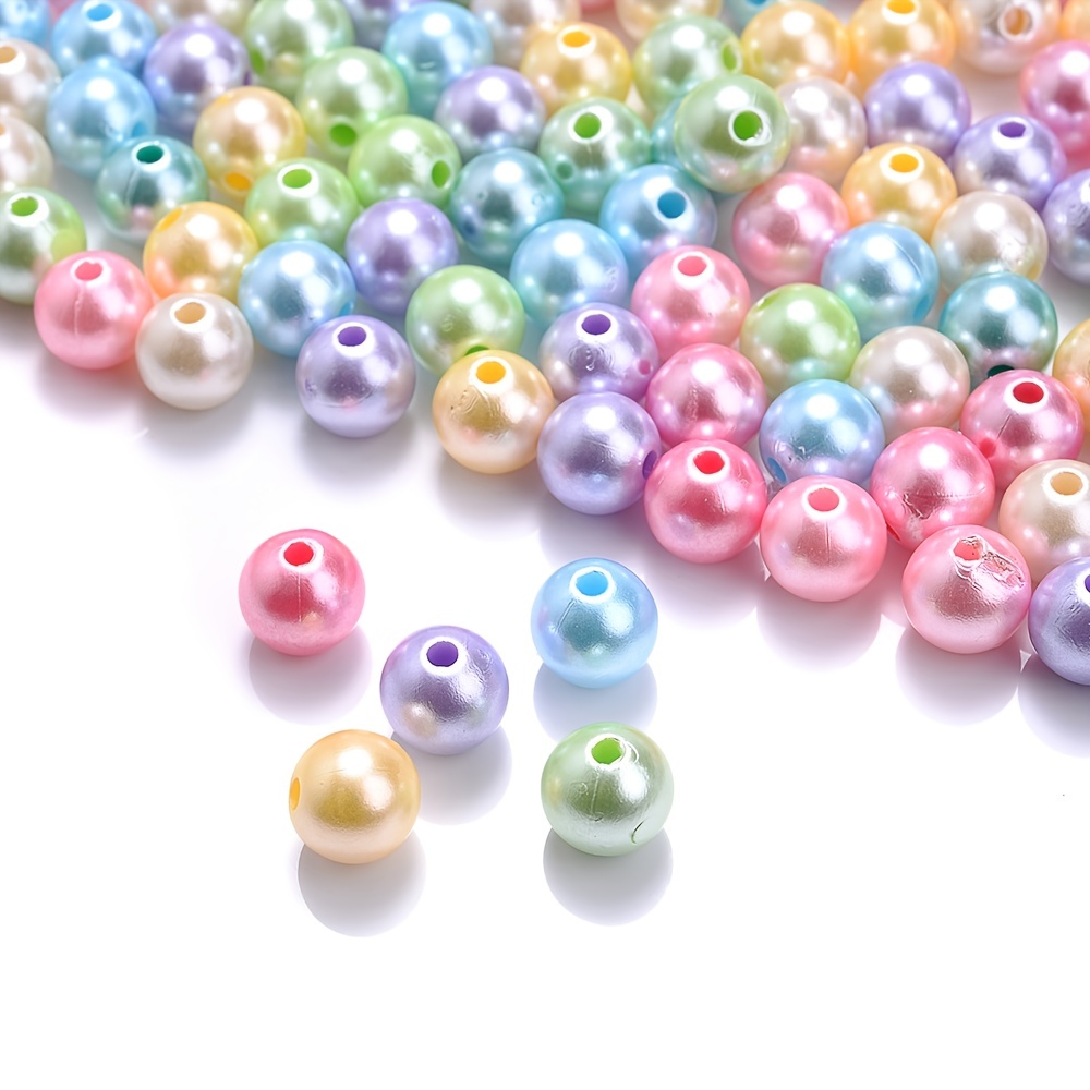 20/40/60pcs 9x17mm Multicolor Candy Shape Acrylic Beads