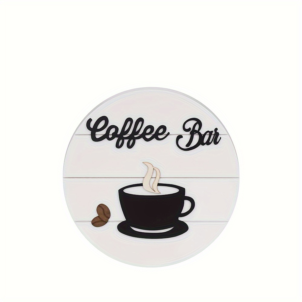 Coffee Bar Tier Tray-coffee Mini 3D Round-coffee Cup-coffee 